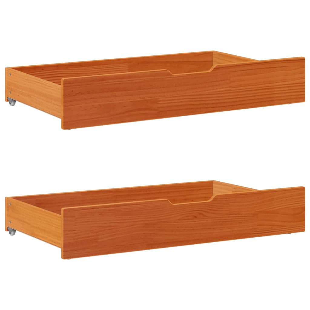 Slaapbank Met Lades Zonder Matras Hout