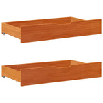 Slaapbank Met Lades Zonder Matras Hout