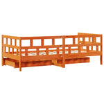 Slaapbank Met Lades Zonder Matras Hout