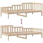 Slaapbank Met Lades 80X200 Cm Massief Grenenhout