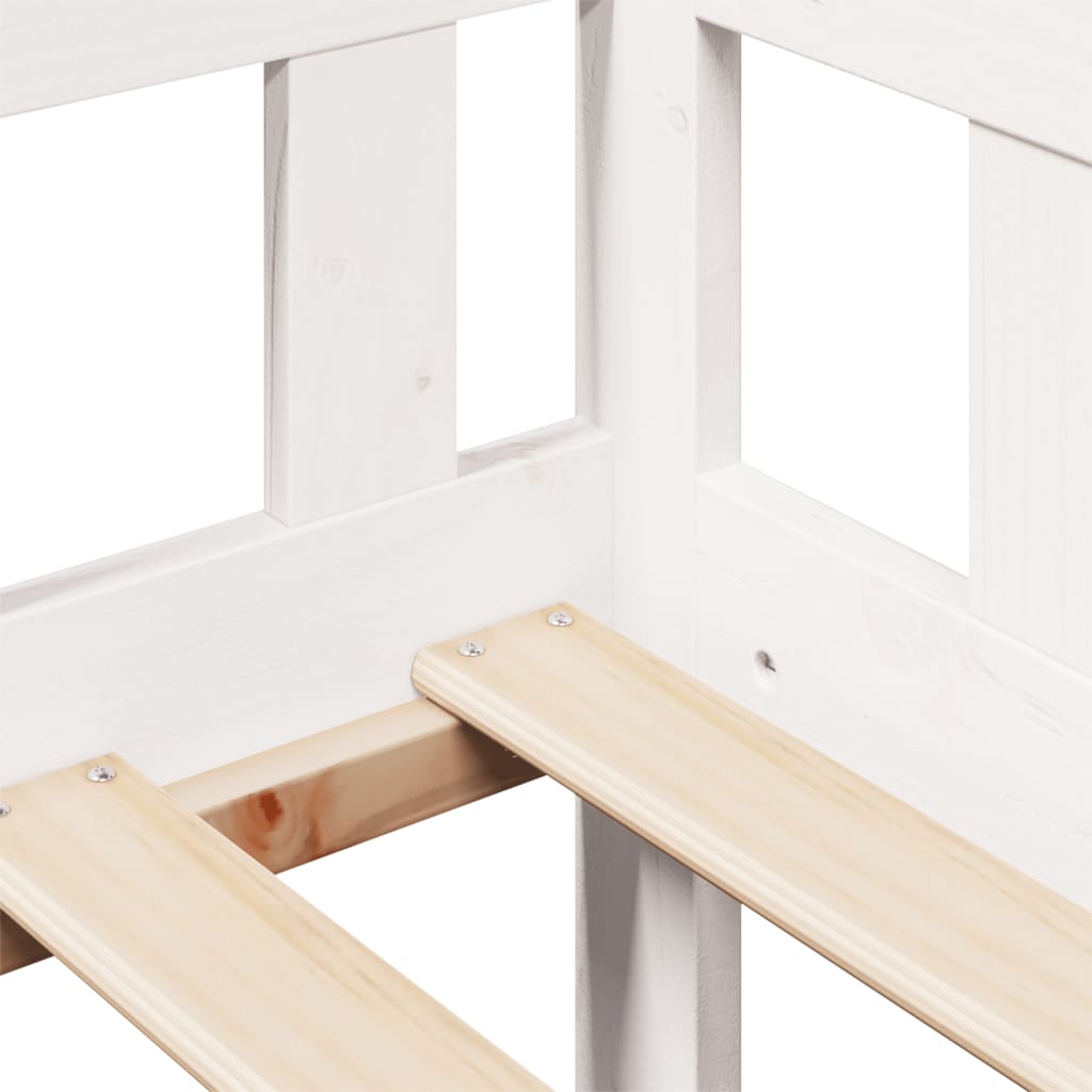 Slaapbank Met Lades 90X190 Cm Massief Grenenhout