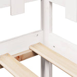 Slaapbank Met Lades 90X190 Cm Massief Grenenhout Wit