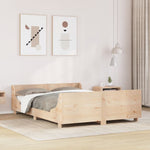 Bedframe Zonder Matras Massief Grenenhout