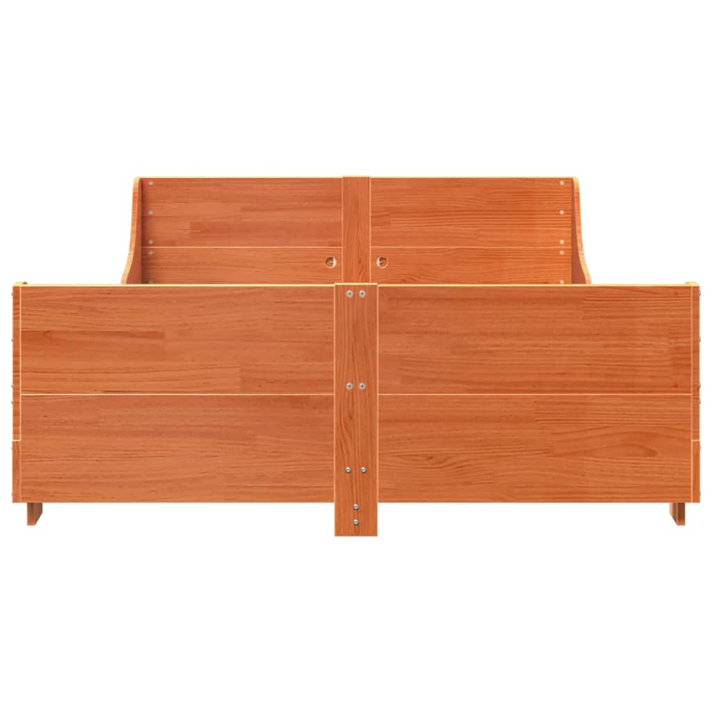 Bedframe Zonder Matras Massief Grenenhout