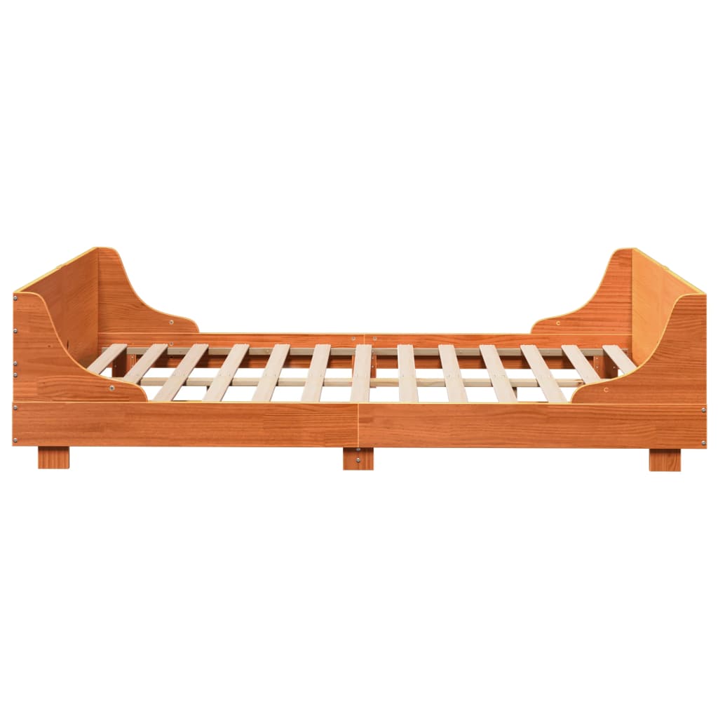 Bedframe Zonder Matras Massief Grenenhout