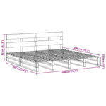 Bedframe Zonder Matras Massief Grenenhout