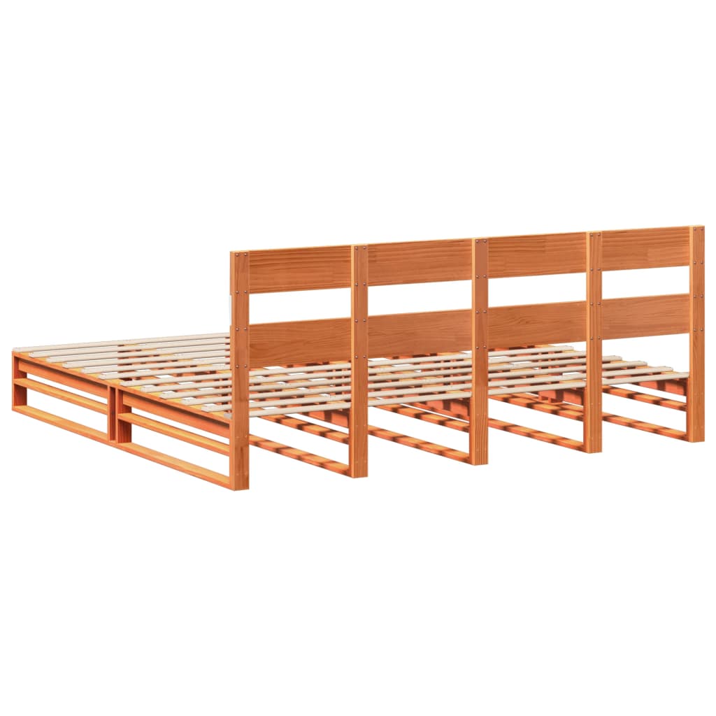 Bedframe Zonder Matras Massief Grenenhout