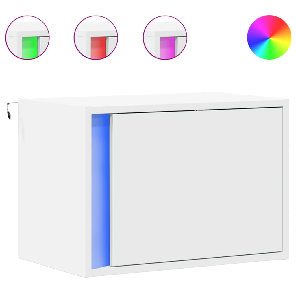 Nachtkastjes Met Led's Wandgemonteerd