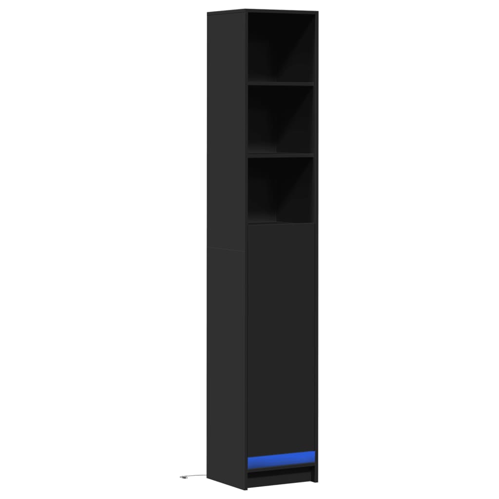 Dressoir Met Led 36X32,5X200 Cm Bewerkt Hout