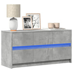 Tv-Meubel Met Led 180X34X50 Cm Bewerkt Hout