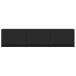 Tv-Meubel Met Led 165X34X40 Cm Bewerkt Hout