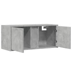 Tv-Wandmeubel Met Led-Verlichting 80X31X35 Cm