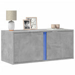Tv-Wandmeubel Met Led-Verlichting 80X31X35 Cm