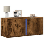Tv-Wandmeubel Met Led-Verlichting 80X31X35 Cm
