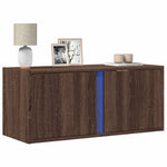 Tv-Wandmeubel Met Led-Verlichting 80X31X35 Cm