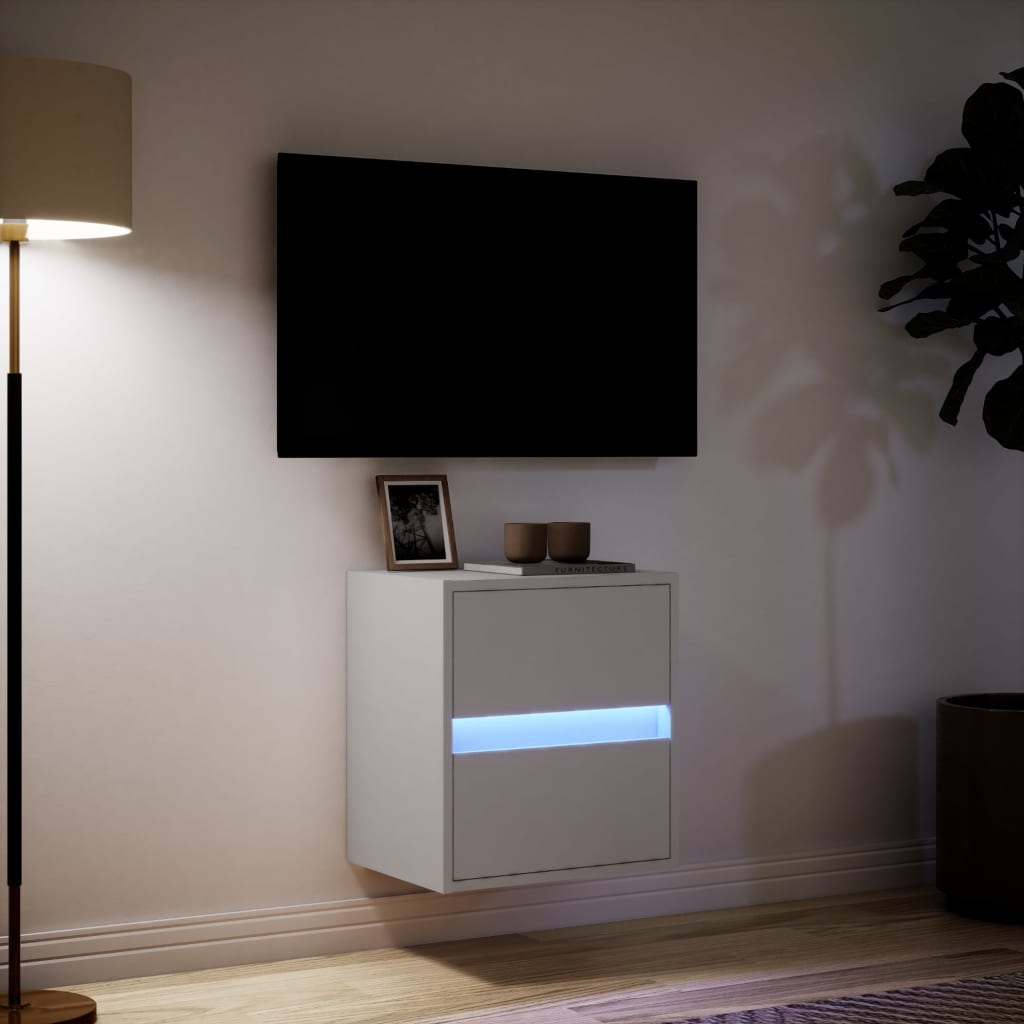Tv-Wandmeubel Met Led-Verlichting 41X31X45 Cm