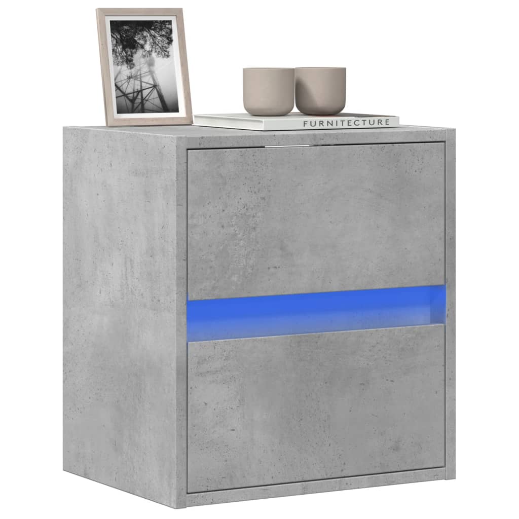 Tv-Wandmeubel Met Led-Verlichting 41X31X45 Cm