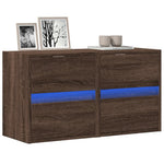 Tv-Wandmeubel Met Led-Verlichting 41X31X45 Cm