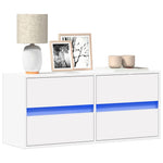 Tv-Wandmeubel Met Led-Verlichting 41X31X45 Cm