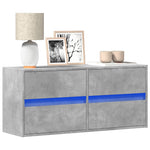 Tv-Wandmeubel Met Led-Verlichting 41X31X45 Cm