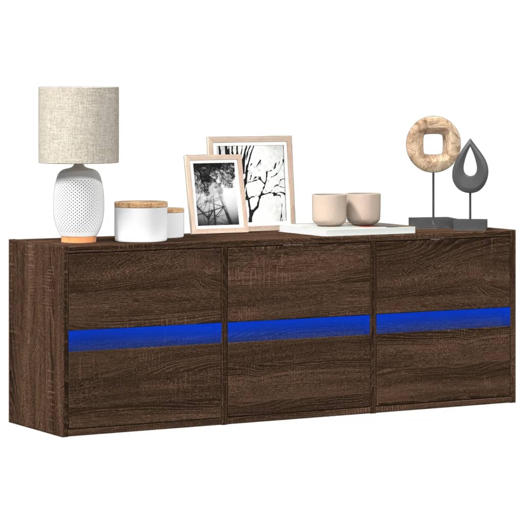 Tv-Wandmeubel Met Led-Verlichting 41X31X45 Cm