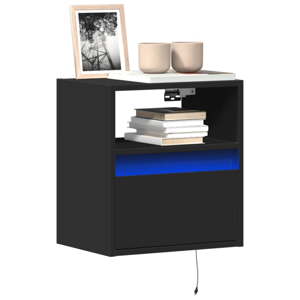 Tv-Wandmeubel Met Led-Verlichting 100X31X45 Cm