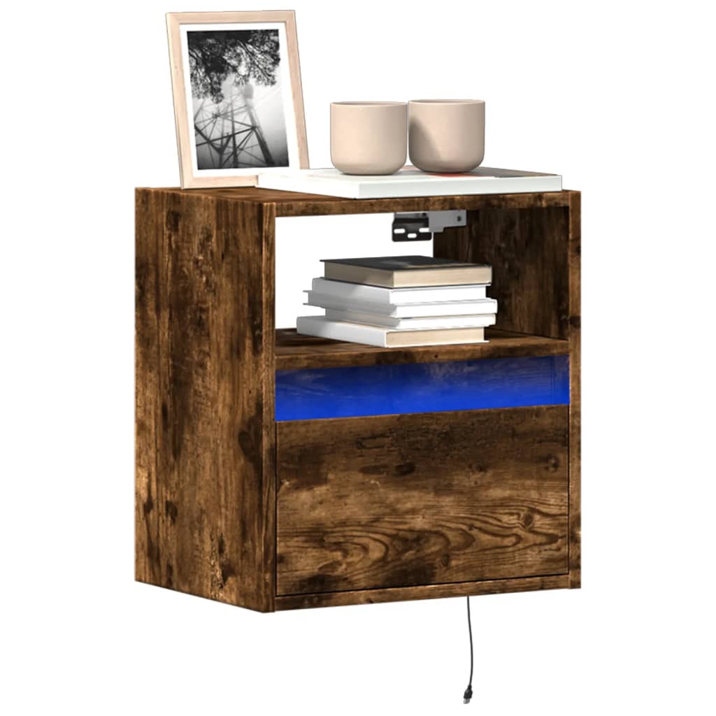 Tv-Wandmeubel Met Led-Verlichting 100X31X45 Cm