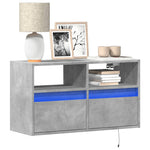 Tv-Wandmeubel Met Led-Verlichting 100X31X45 Cm