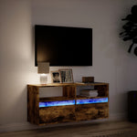 Tv-Wandmeubel Met Led-Verlichting 100X31X45 Cm