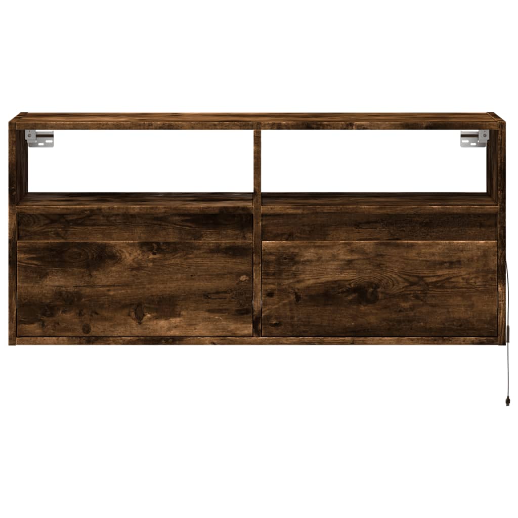 Tv-Wandmeubel Met Led-Verlichting 100X31X45 Cm