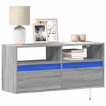 Tv-Wandmeubel Met Led-Verlichting 100X31X45 Cm
