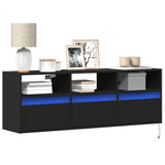 Tv-Wandmeubel Met Led-Verlichting 100X31X45 Cm
