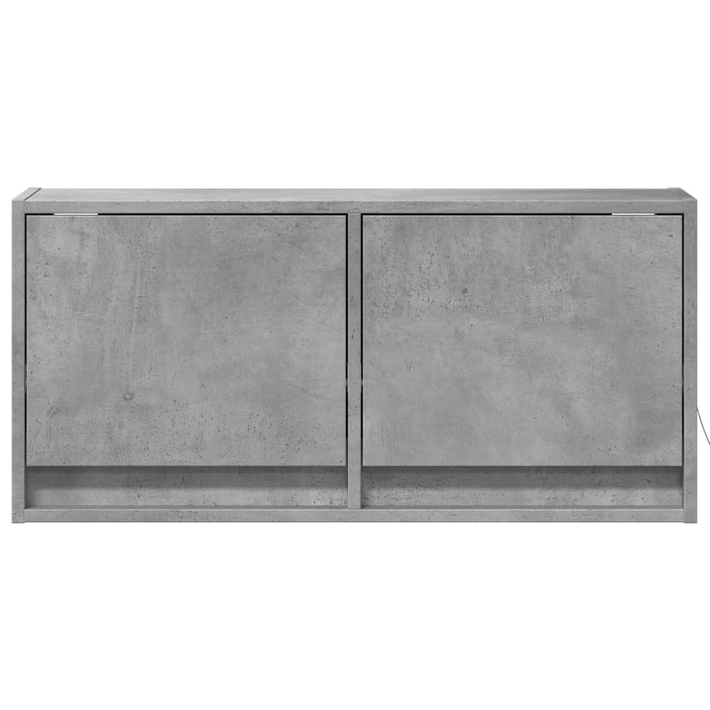 Tv-Wandmeubel Met Led-Verlichting 80X31X35 Cm