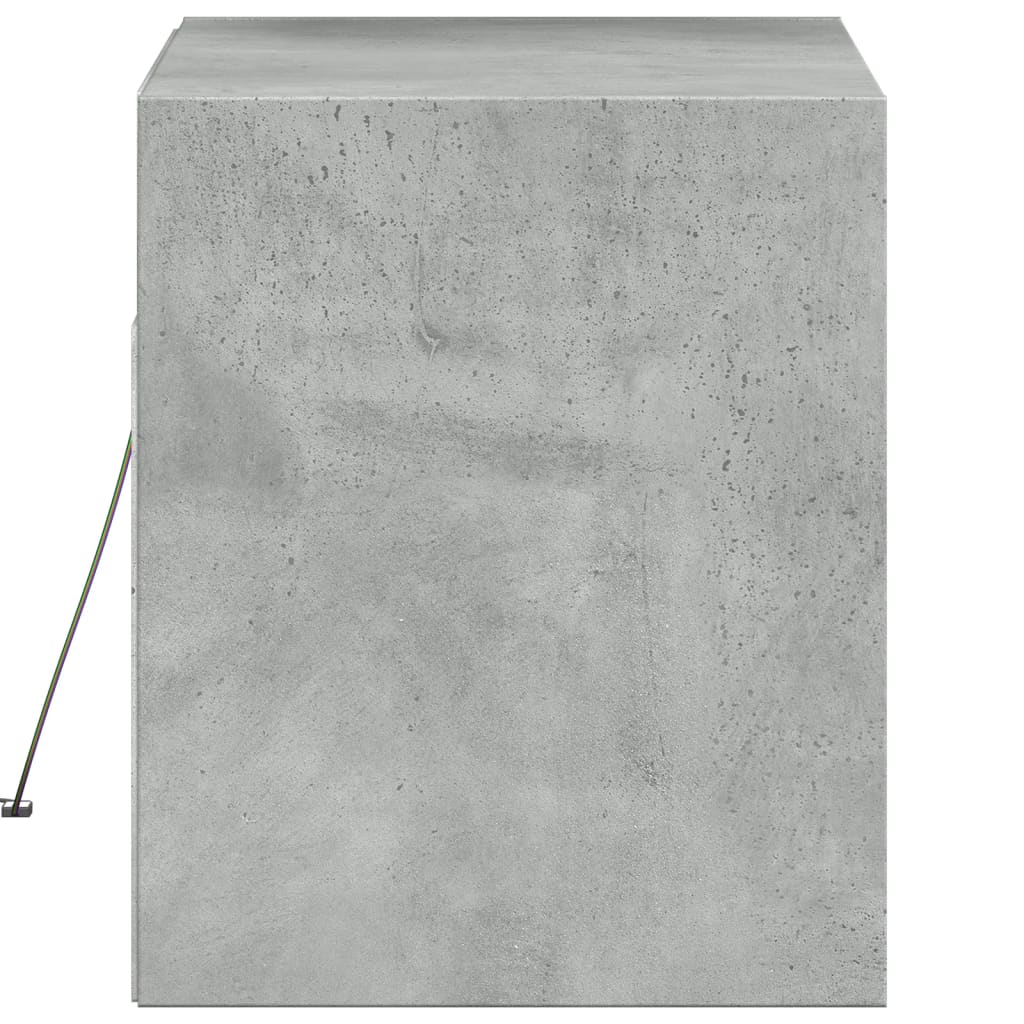 Tv-Wandmeubel Met Led-Verlichting 80X31X35 Cm