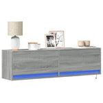 Tv-Wandmeubel Met Led-Verlichting 80X31X35 Cm