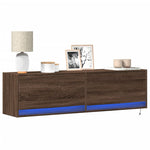 Tv-Wandmeubel Met Led-Verlichting 80X31X35 Cm