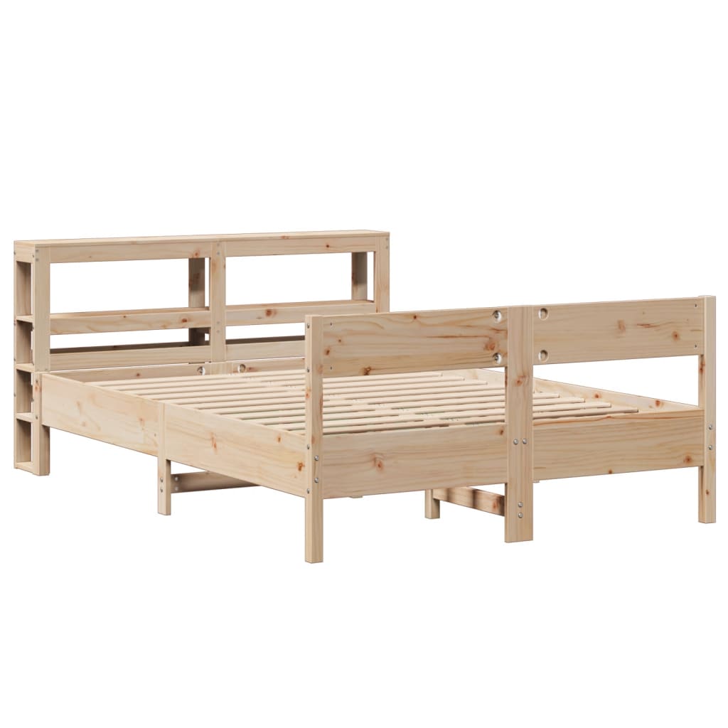 Bedframe Zonder Matras Massief Grenenhout