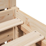 Bedframe Zonder Matras Massief Grenenhout
