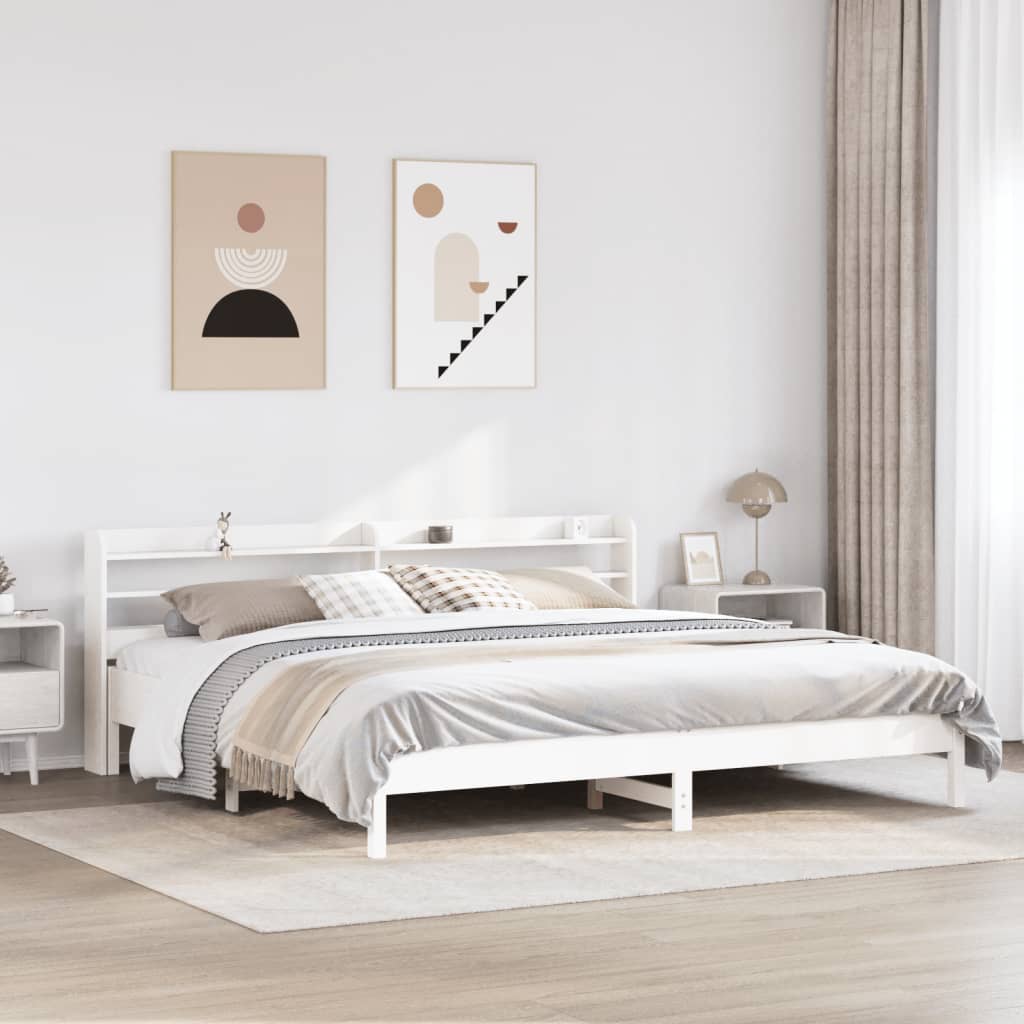 Bedframe Zonder Matras Massief Grenenhout