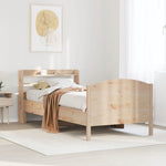 Bedframe Zonder Matras Massief Grenenhout