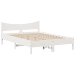 Bedframe Met Hoofdbord Massief Grenenhout