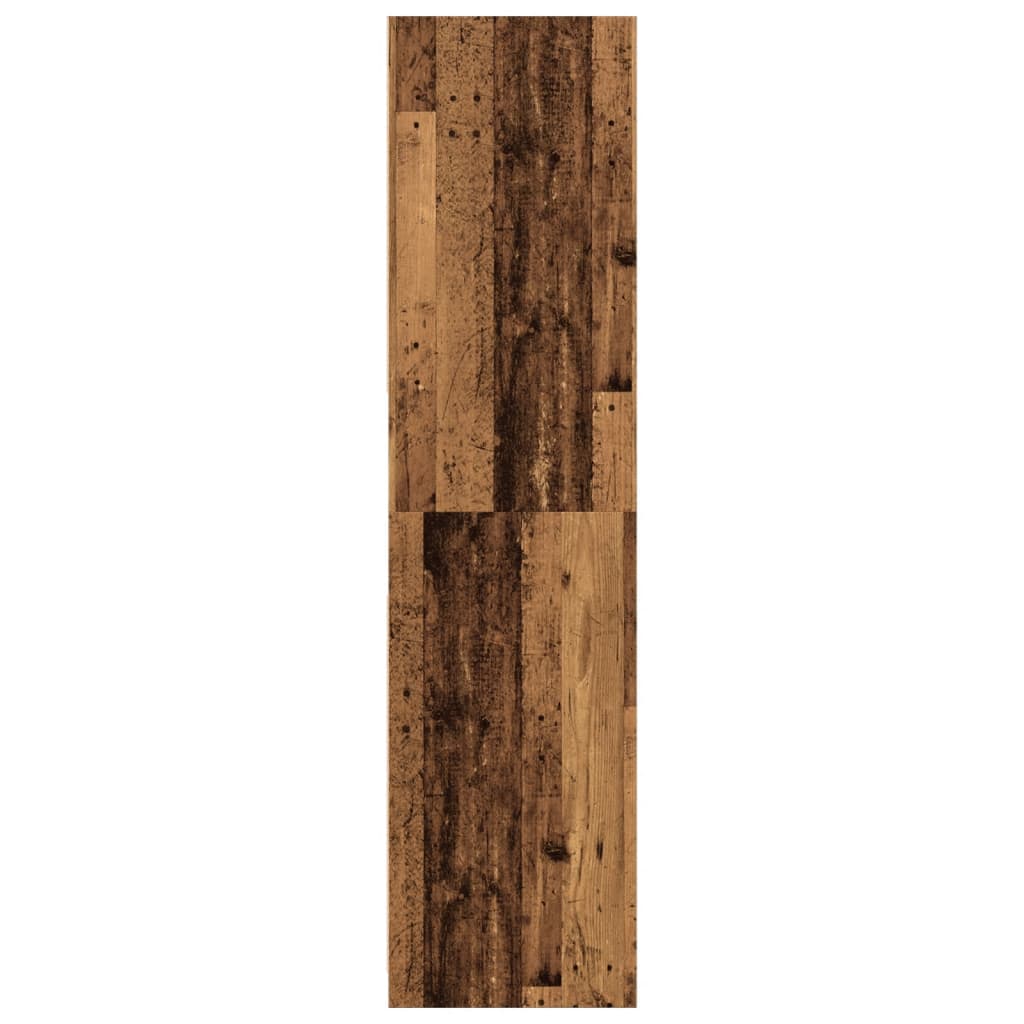 Kledingkast Bewerkt Hout Oud Hout