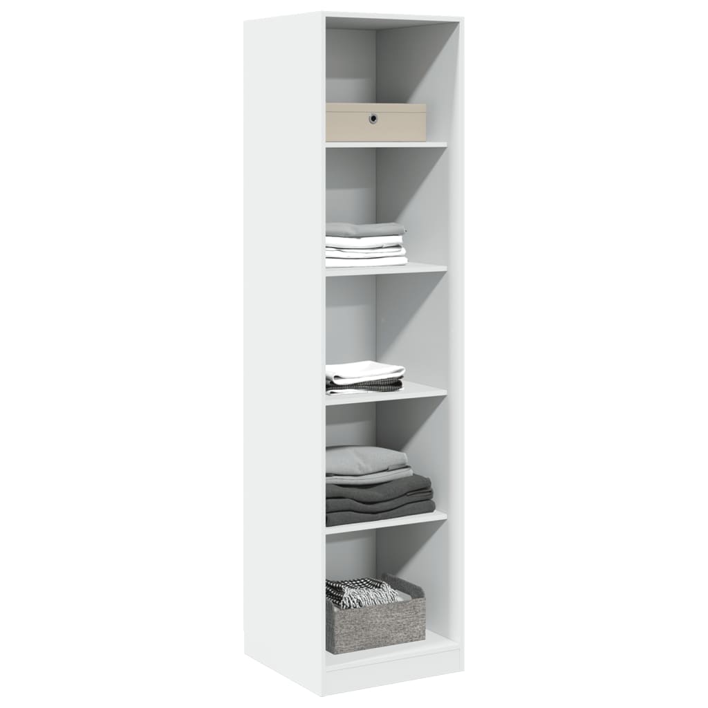 Kledingkast Bewerkt Hout Wit