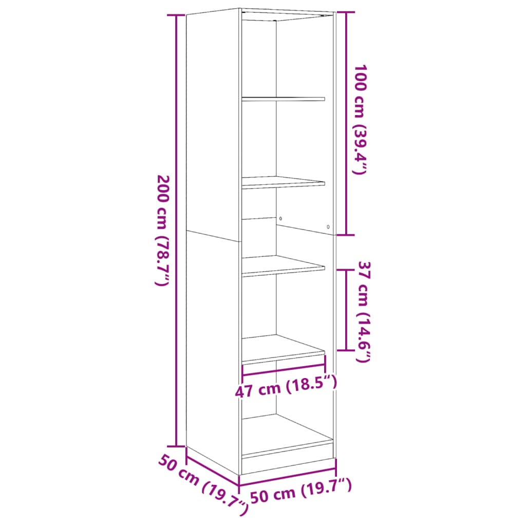 Kledingkast Bewerkt Hout Wit