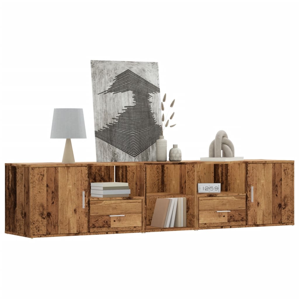 Hoekkast 200X40X45 Cm Bewerkt Hout