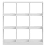 Boekenkast 102X32X Bewerkt Hout Wit
