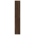 Hoge Kast Met Led 41,5X32,5X200 Cm Bewerkt Hout Bruin Eiken