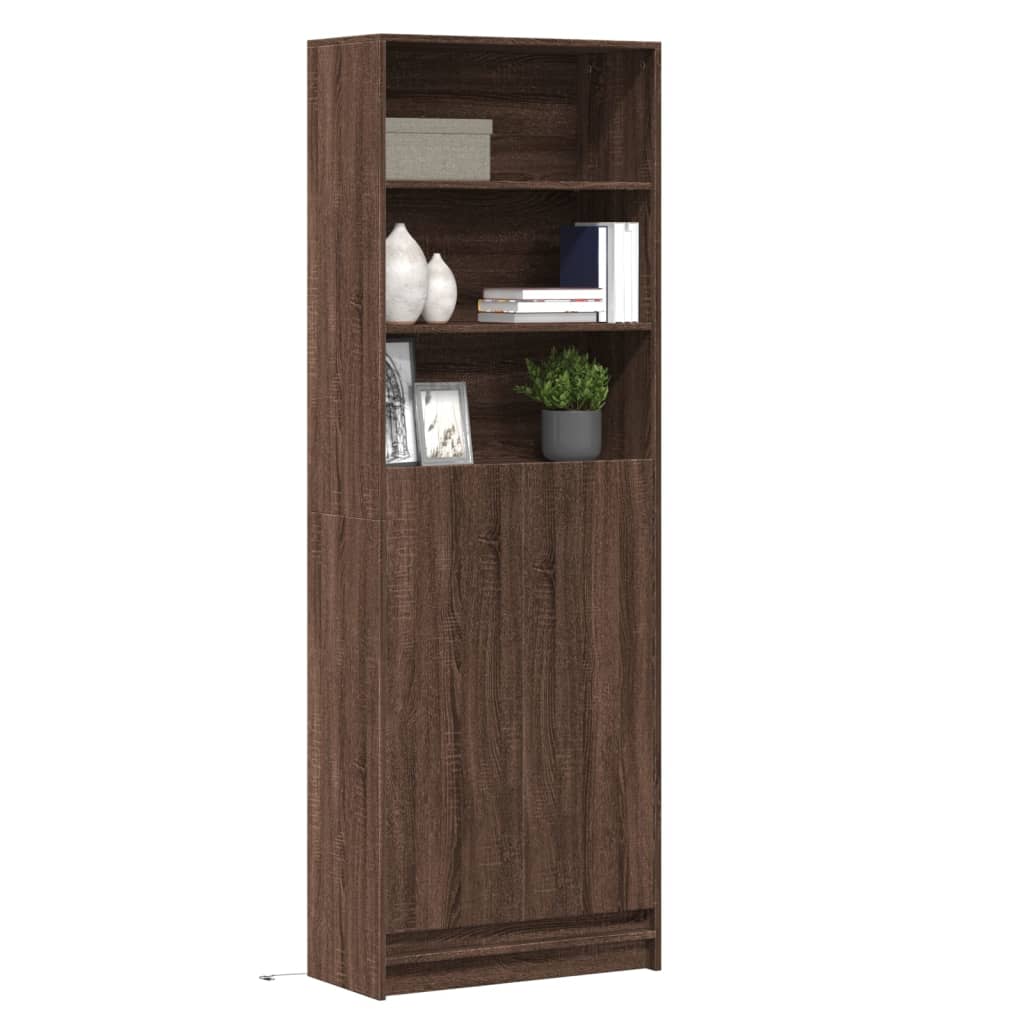 Dressoir Met Led 36X32,5X200 Cm Bewerkt Hout
