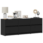 Tv-Meubel Met Led 180X34X50 Cm Bewerkt Hout