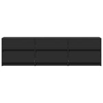 Tv-Meubel Met Led 180X34X50 Cm Bewerkt Hout